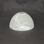 Klosz E27 miska 17 cm szkło białe alabaster