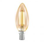 Żarówka Vintage LED E14 4W Eglo 11557 świecowa Amber gold