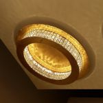 Lampa kryształowa złota Principe 39405 firmy Eglo