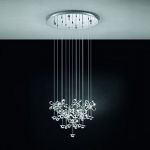 Lampa LED wisząca kryształowa Pianopoli 93662 firmy Eglo