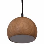 Lampa LED sufitowa drewno dąb BALLI-1 firmy Hellux
