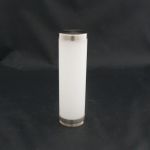 Klosz Tulejka średnica 5 cm szkło białe matowane