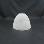 Klosz E14 miska szkło białe alabaster do lampy sufitowej, kinkietu