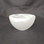 Klosz E27 miska szkło białe mat alabaster
