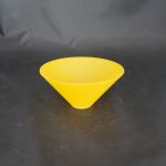 Klosz G9 stożek szkło żółte do lampy halogenowej