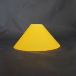 Klosz G9 stożek szkło żółte do lampy halogenowej