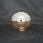 Klosz G9 Kulka 14 cm szkło bursztynowe do lampy halogenowej, LED