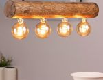 Lampa sufitowa drewno TRABO SIMPLE 6998404 firmy Spot Light